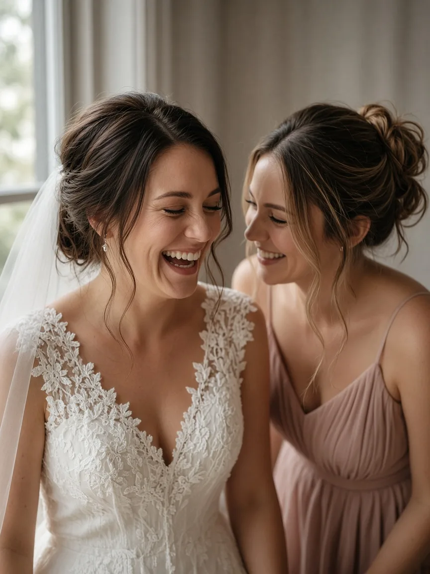Ungeplanter, emotionaler Augenblick auf der Hochzeit
